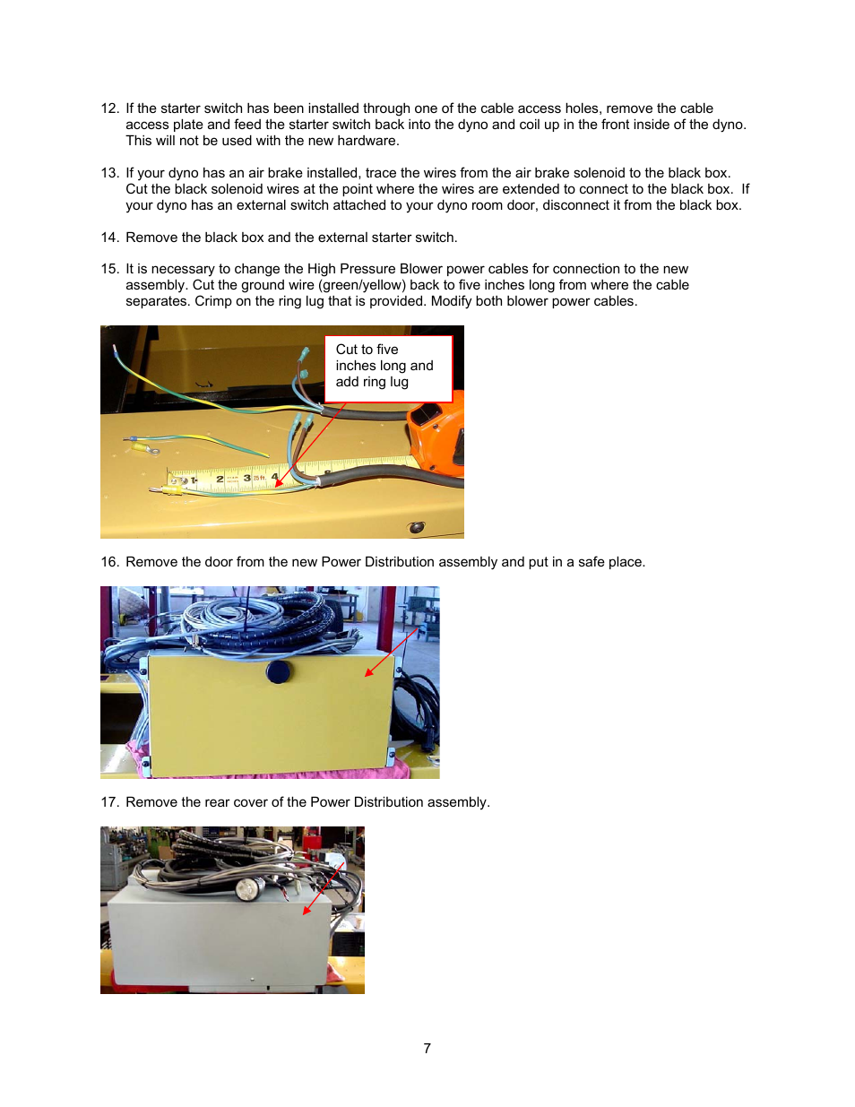 Dynojet 250i: Control Panel Interface Upgrade (S/N 201xxxx) User Manual | Page 9 / 31