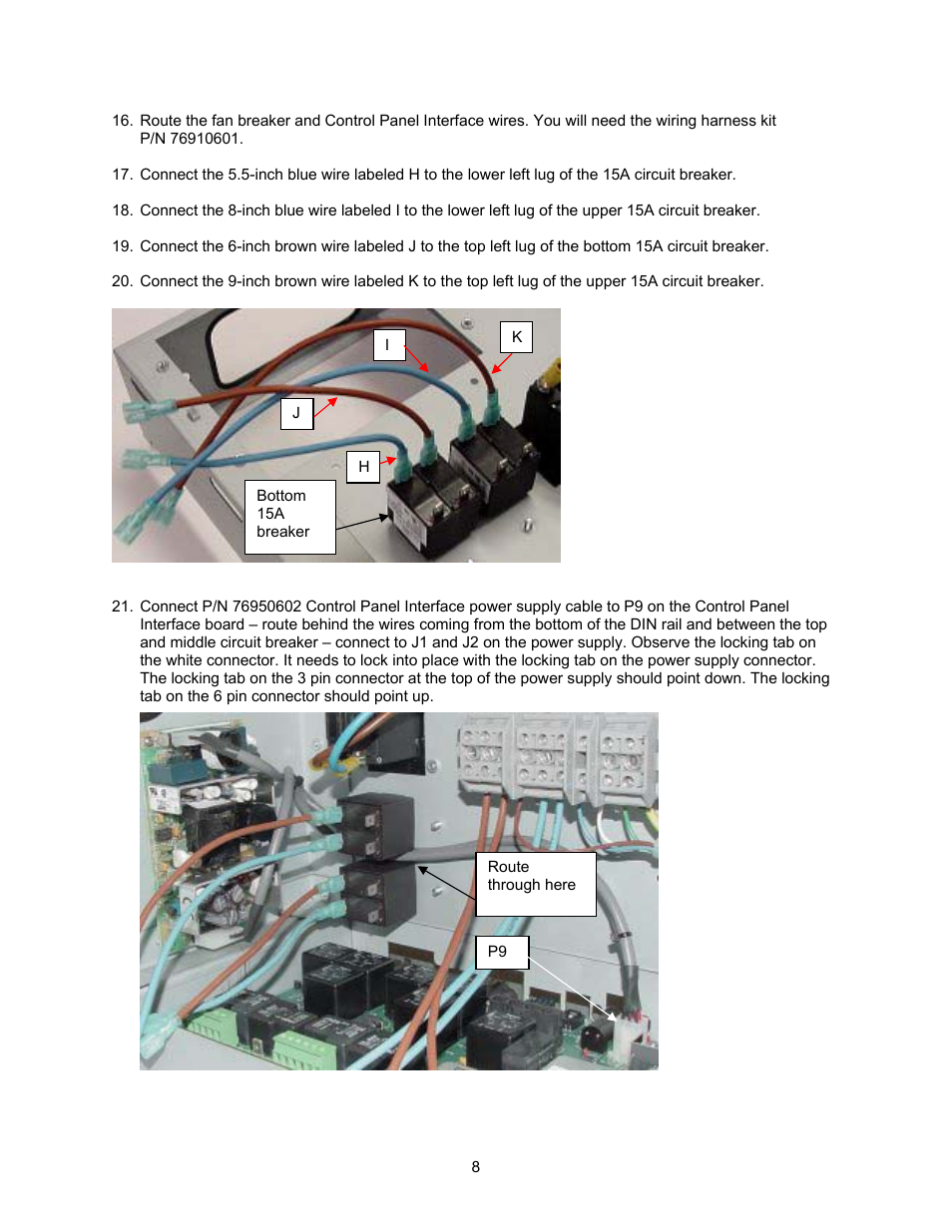 Dynojet 250i: Control Panel Interface Upgrade (S/N 202xxxx) User Manual | Page 10 / 29