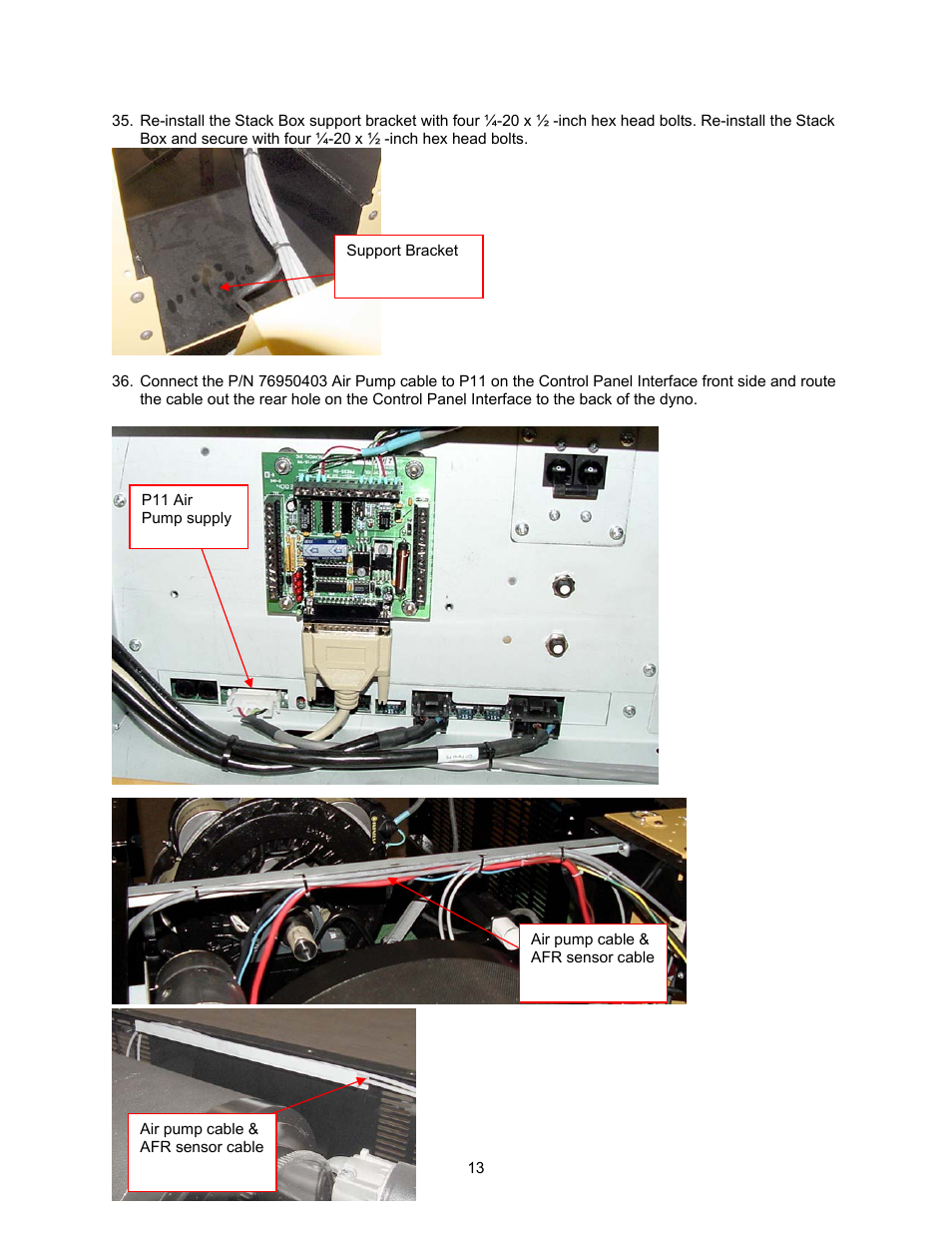 Dynojet 250i: Control Panel Interface Upgrade (S/N 202xxxx) User Manual | Page 15 / 29