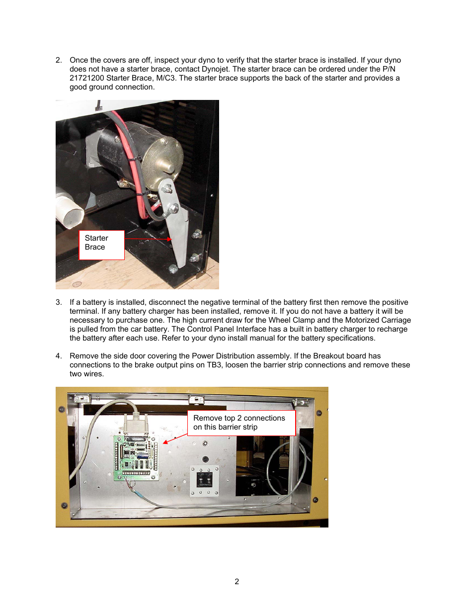 Dynojet 250i: Control Panel Interface Upgrade (S/N 202xxxx) User Manual | Page 4 / 29