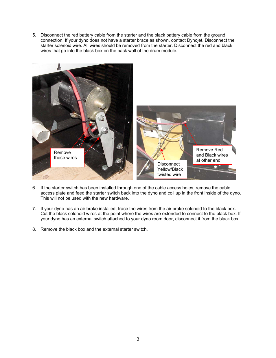 Dynojet 250i: Control Panel Interface Upgrade (S/N 202xxxx) User Manual | Page 5 / 29