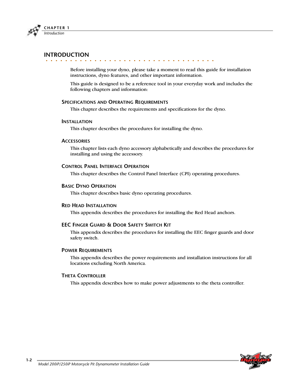 Introduction | Dynojet 250iP: Pit Installation Guide User Manual | Page 12 / 148