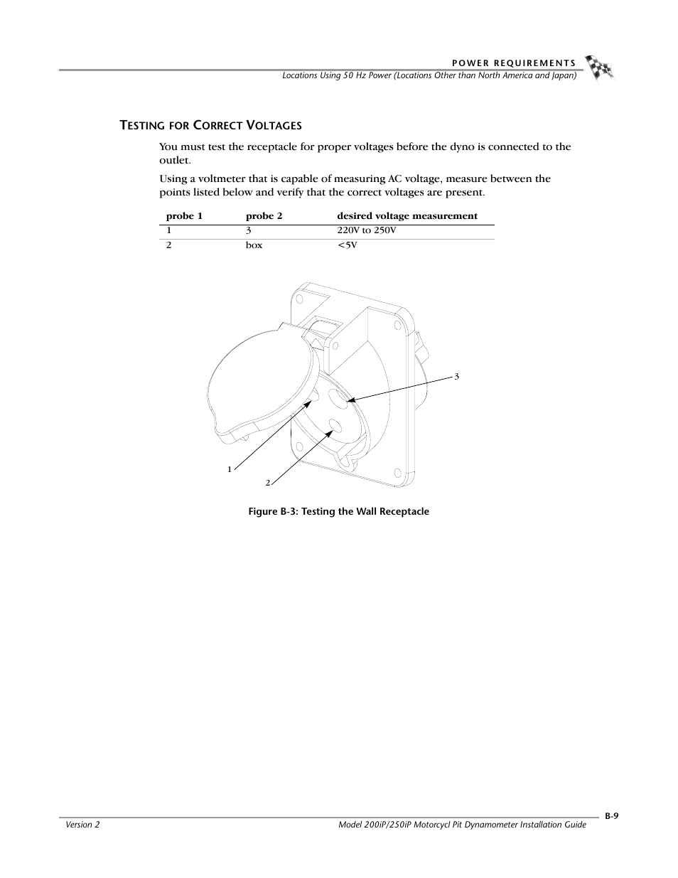 Testing for correct voltages | Dynojet 250iP: Pit Installation Guide User Manual | Page 131 / 148