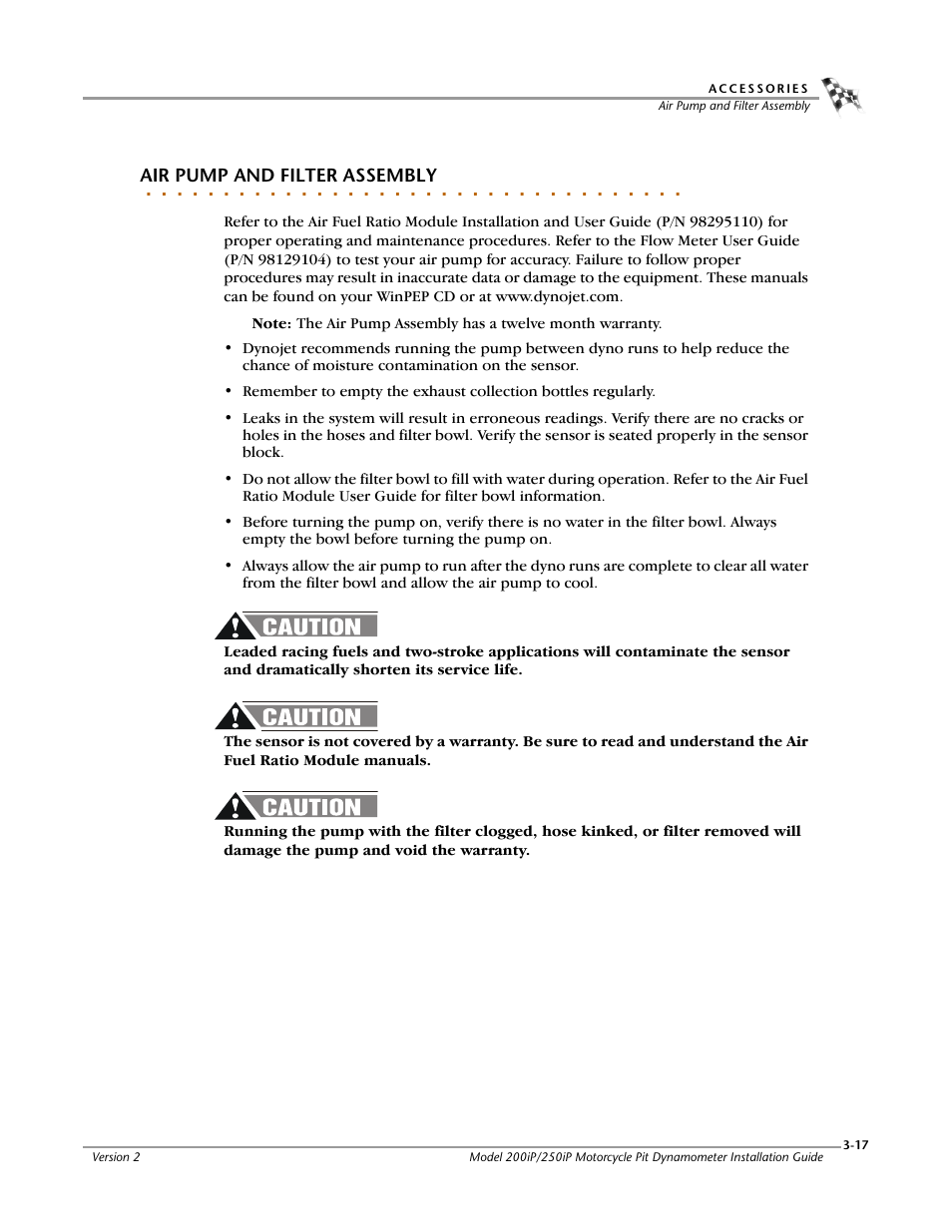 Air pump and filter assembly | Dynojet 250iP: Pit Installation Guide User Manual | Page 83 / 148