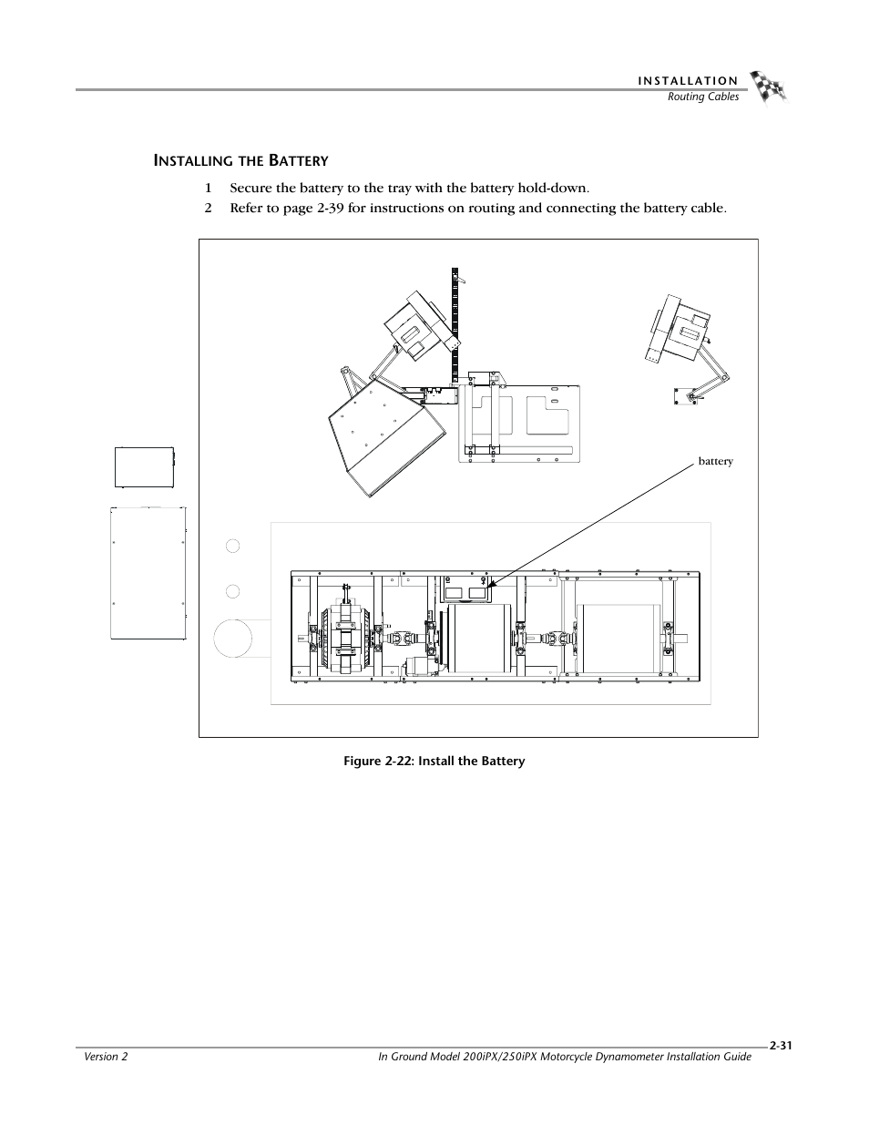 Installing the battery | Dynojet 250iPX: Installation Guide User Manual | Page 53 / 163