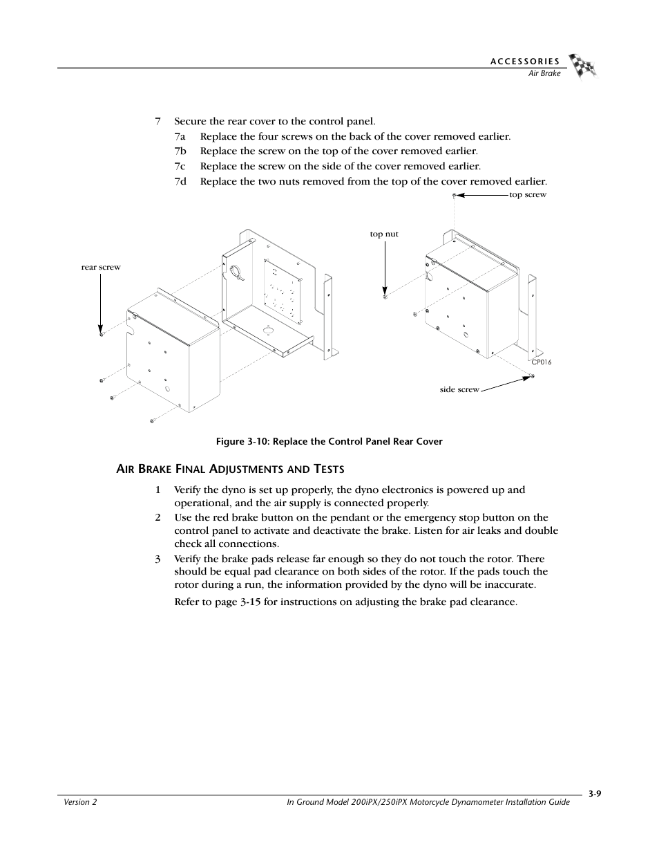 Air brake final adjustments and tests | Dynojet 250iPX: Installation Guide User Manual | Page 91 / 163