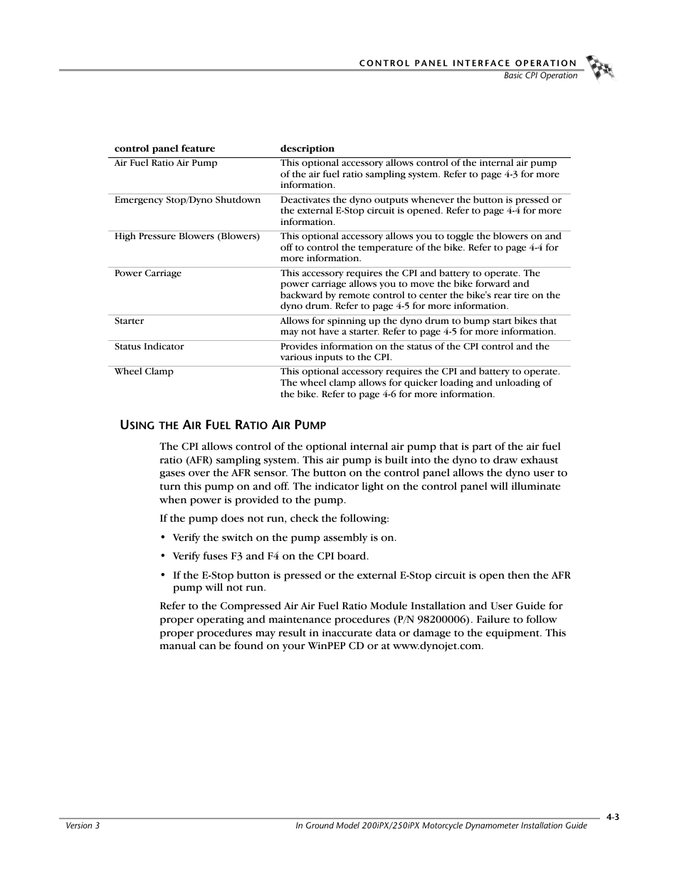 Using the air fuel ratio air pump | Dynojet 250ix: Pit Installation Guide User Manual | Page 105 / 163