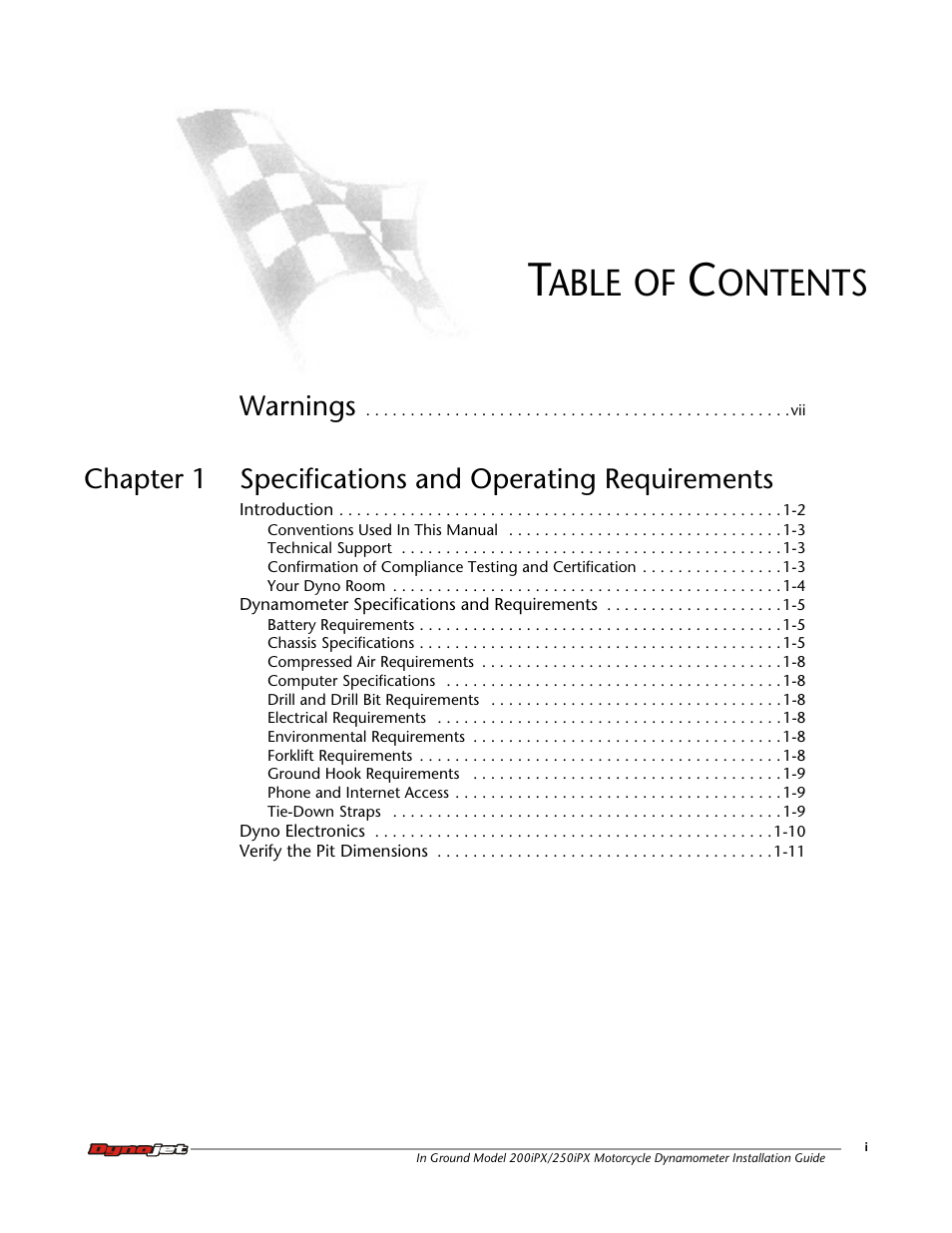 Dynojet 250ix: Pit Installation Guide User Manual | Page 3 / 163
