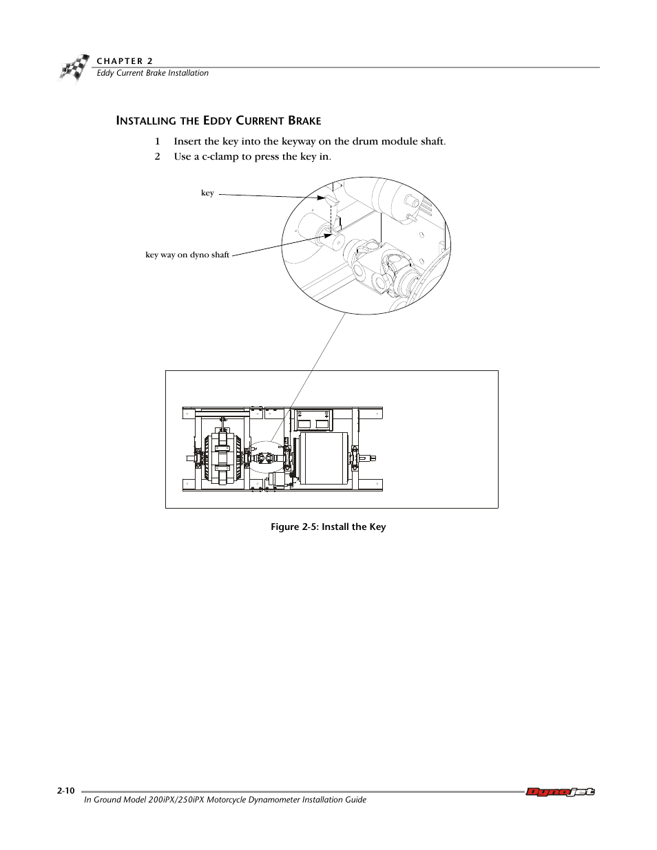 Installing the eddy current brake | Dynojet 250ix: Pit Installation Guide User Manual | Page 32 / 163