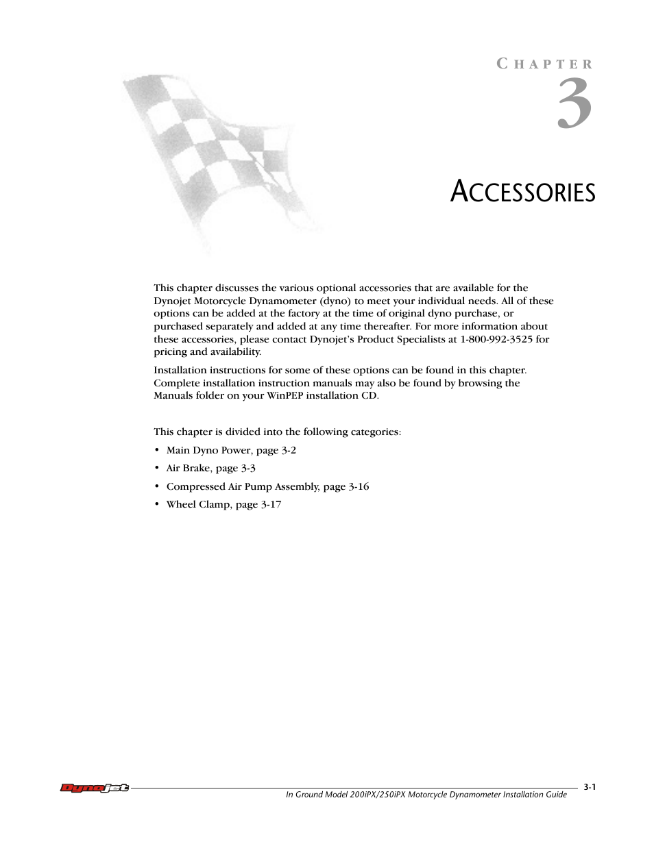 3 - accessories | Dynojet 250ix: Pit Installation Guide User Manual | Page 83 / 163