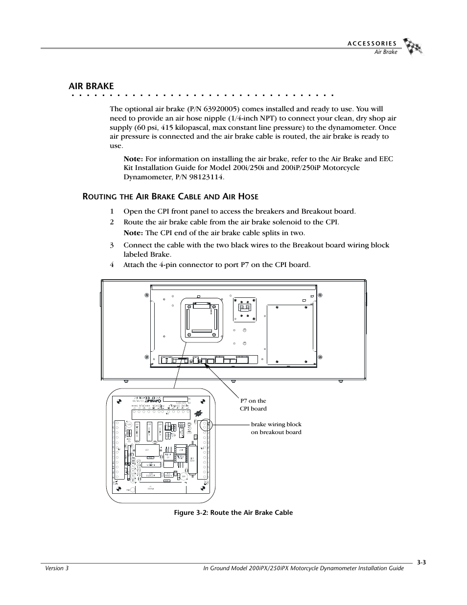 Air brake, Routing the air brake cable and air hose | Dynojet 250ix: Pit Installation Guide User Manual | Page 85 / 163