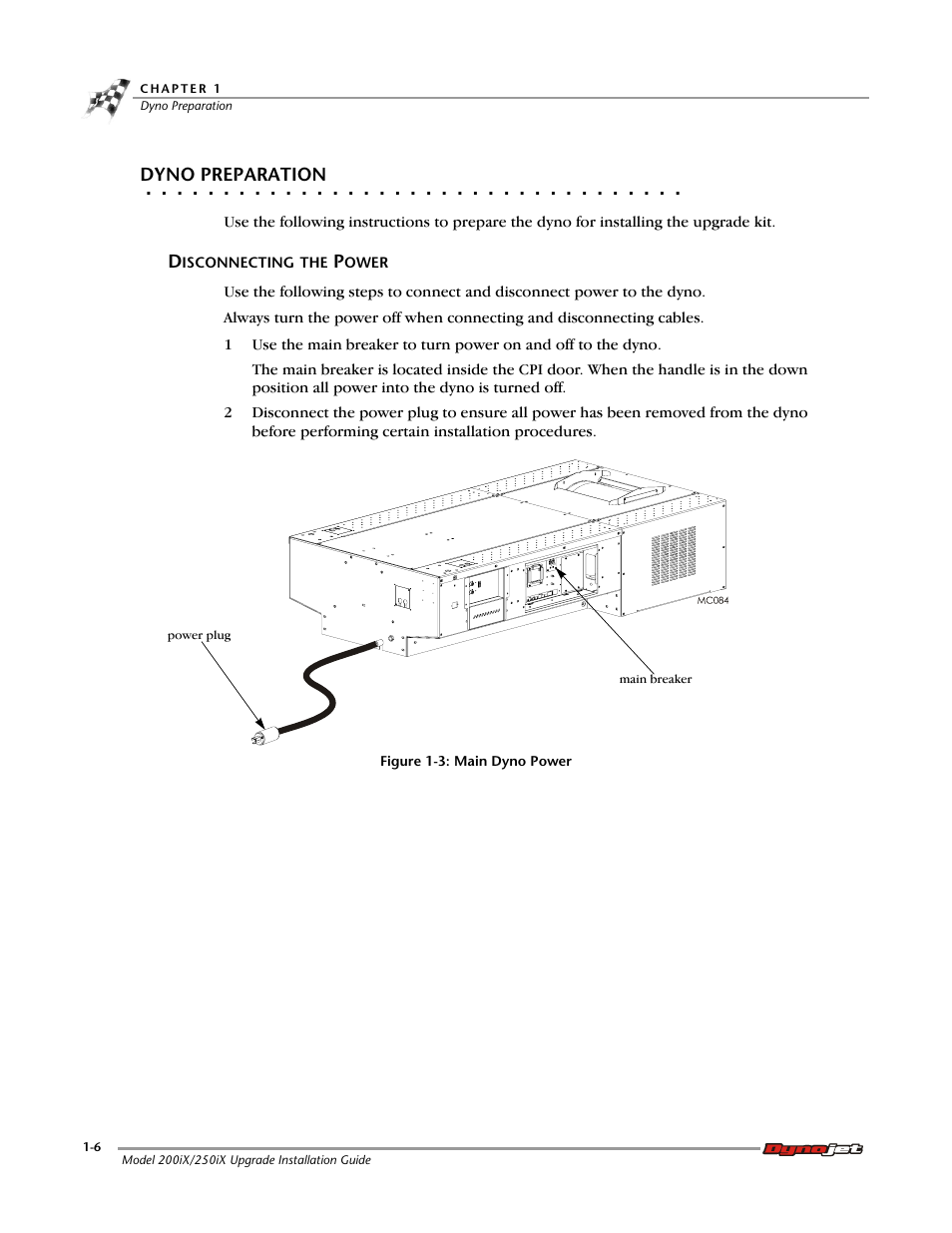 Dyno preparation, Disconnecting the power | Dynojet 250iX: Upgrade Installation Guide User Manual | Page 14 / 56