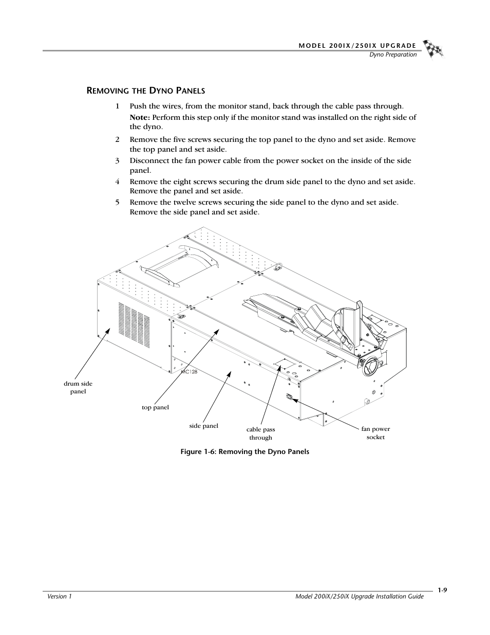 Removing the dyno panels | Dynojet 250iX: Upgrade Installation Guide User Manual | Page 17 / 56