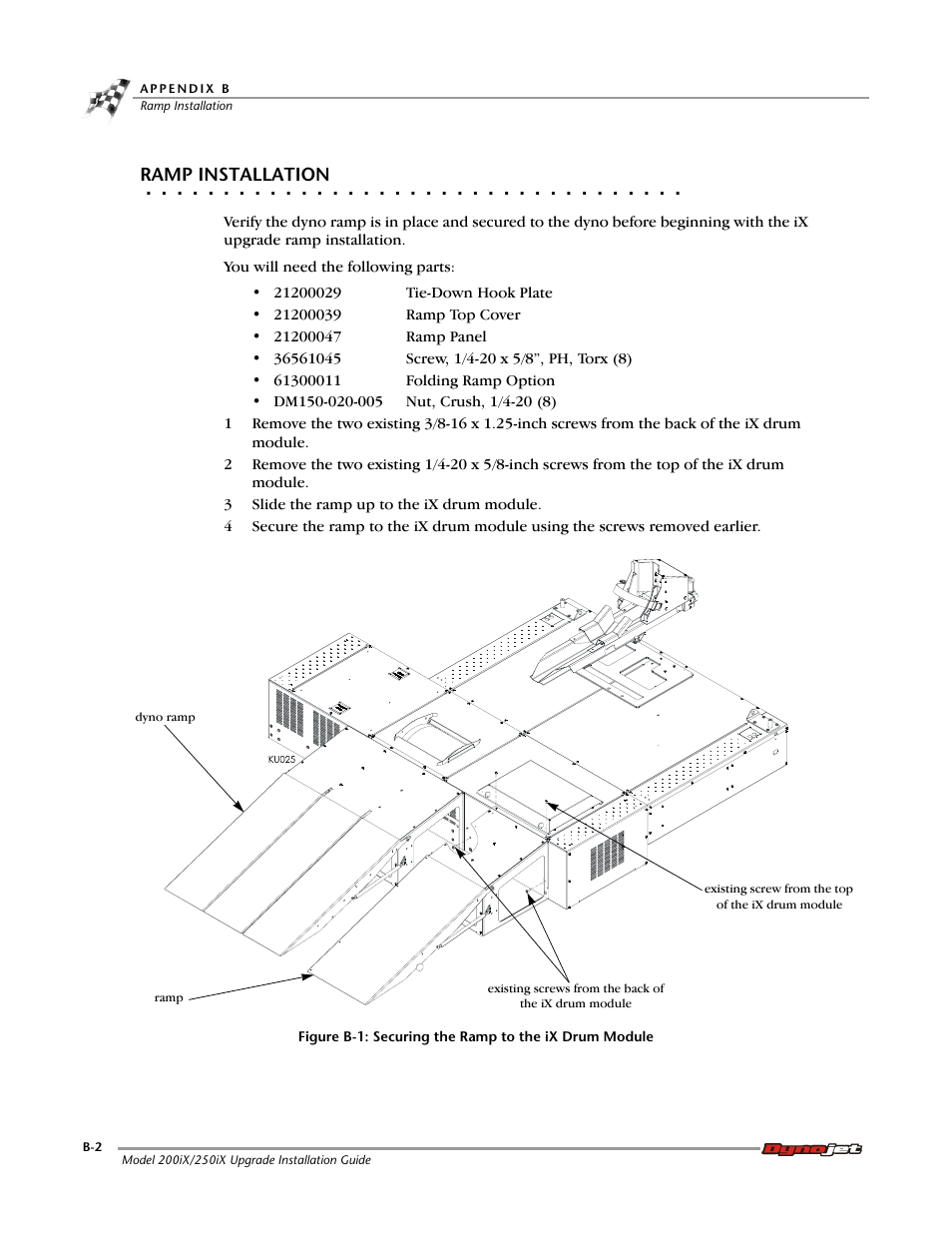 Ramp installation | Dynojet 250iX: Upgrade Installation Guide User Manual | Page 52 / 56