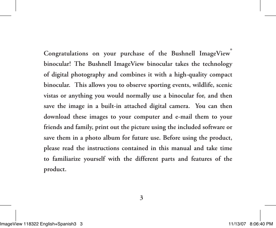 Bushnell 118322 User Manual | Page 3 / 34