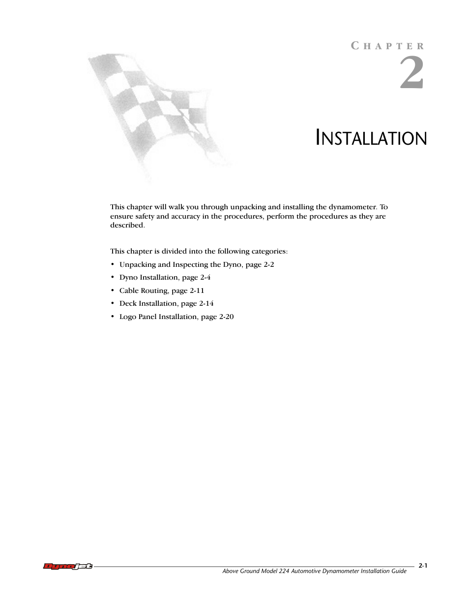 2 - installation | Dynojet 224x: Installation Guide User Manual | Page 21 / 78