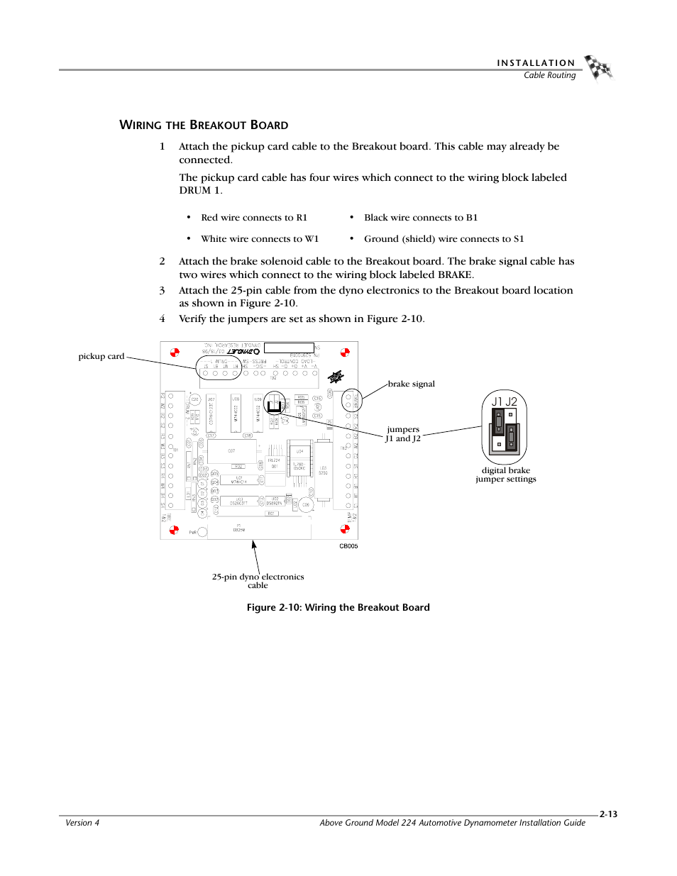 Wiring the breakout board | Dynojet 224x: Installation Guide User Manual | Page 33 / 78