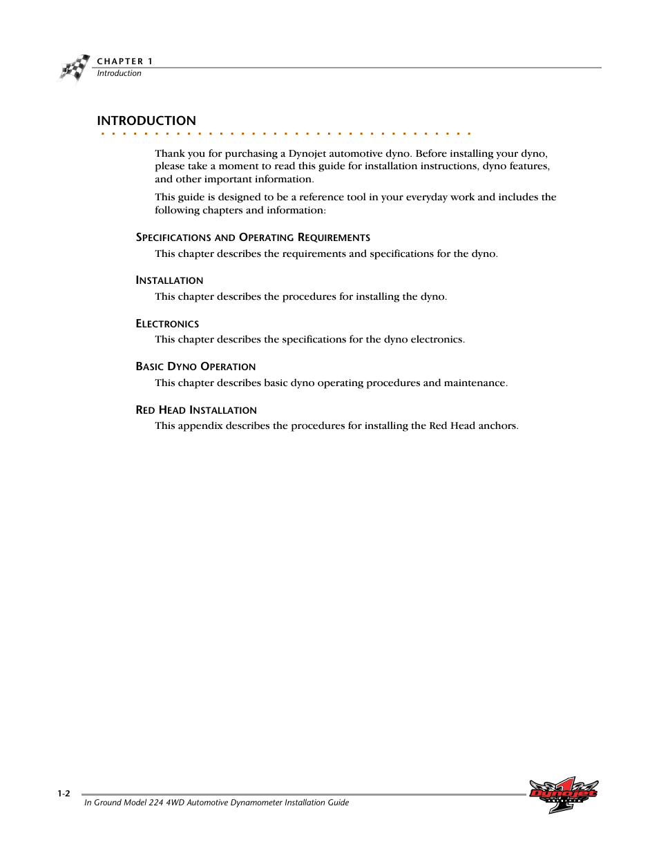 Introduction | Dynojet 224/4WD: Installation Guide User Manual | Page 12 / 77