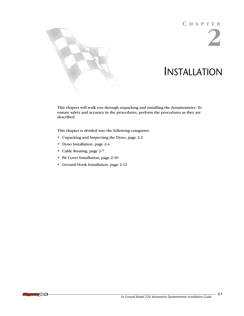 2 - installation | Dynojet 224: Pit Installation Guide User Manual | Page 21 / 56