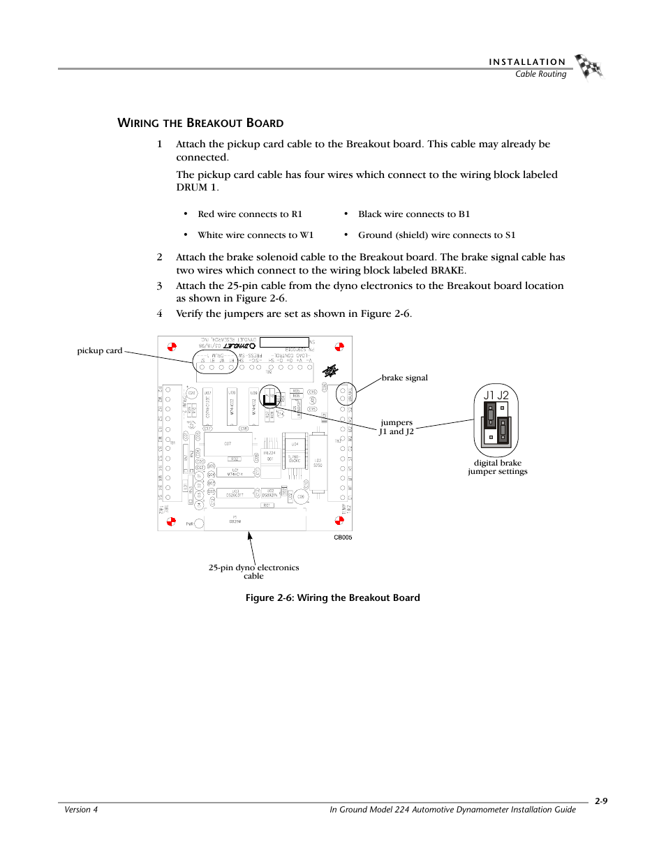 Wiring the breakout board | Dynojet 224: Pit Installation Guide User Manual | Page 29 / 56