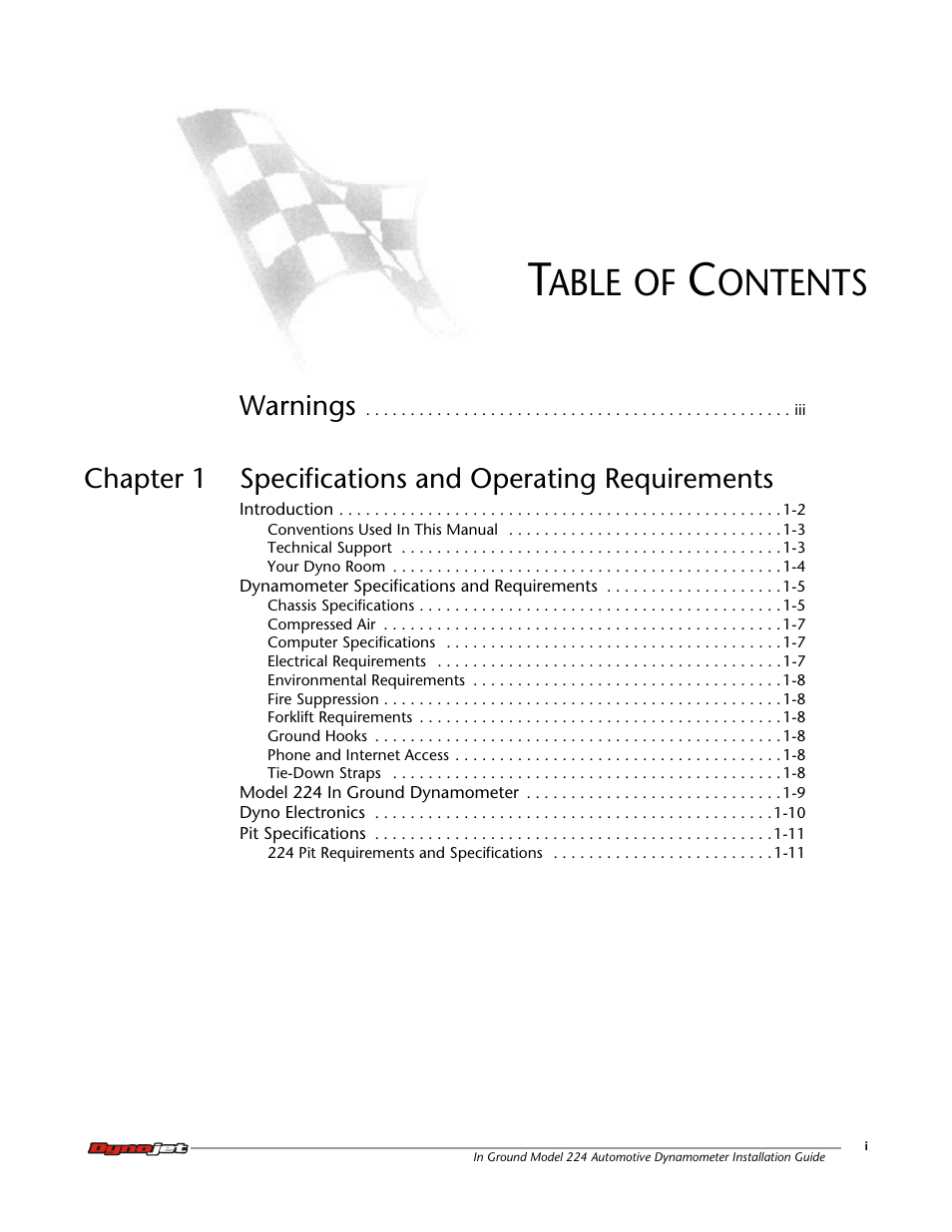 Dynojet 224: Pit Installation Guide User Manual | Page 3 / 56