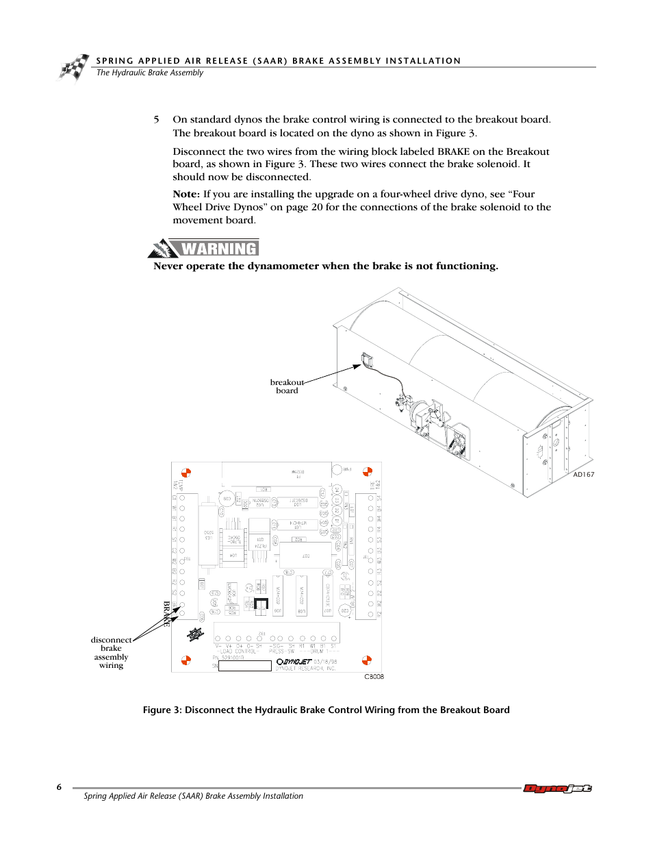 Dynojet Spring Applied Air Release (SAAR) Brake Assembly User Manual | Page 10 / 27