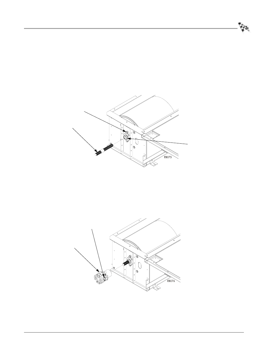 Installing the spline shaft and driveline assembly | Dynojet 224: Eddy Current Brake User Manual | Page 19 / 73