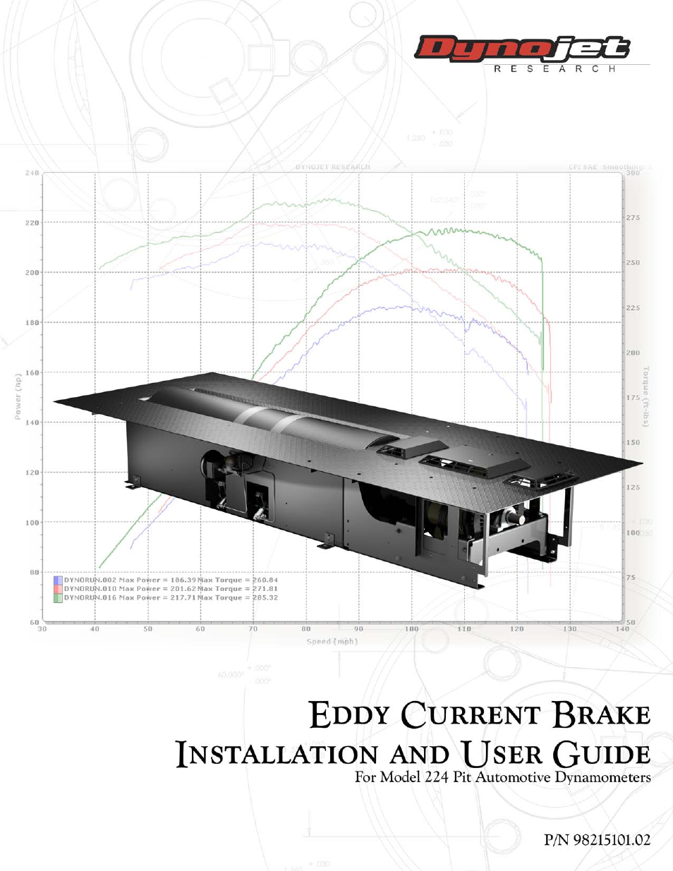 Dynojet 224: Pit Eddy Current Brake User Manual | 69 pages