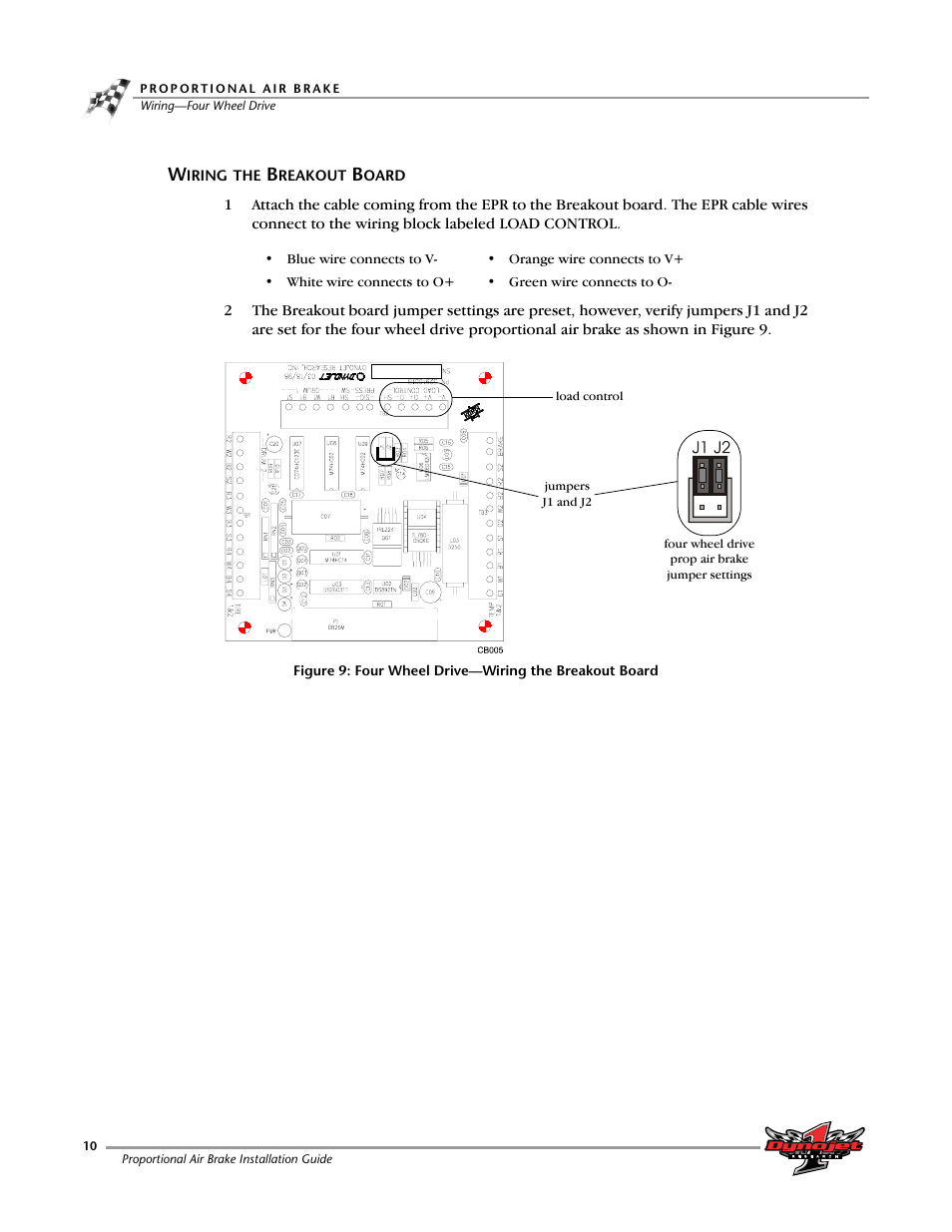 Wiring the breakout board | Dynojet Proportional Air Brake User Manual | Page 14 / 21