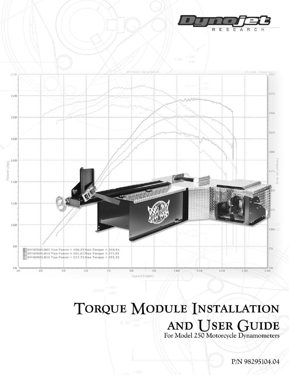 Dynojet 250: Torque Module User Manual | 31 pages