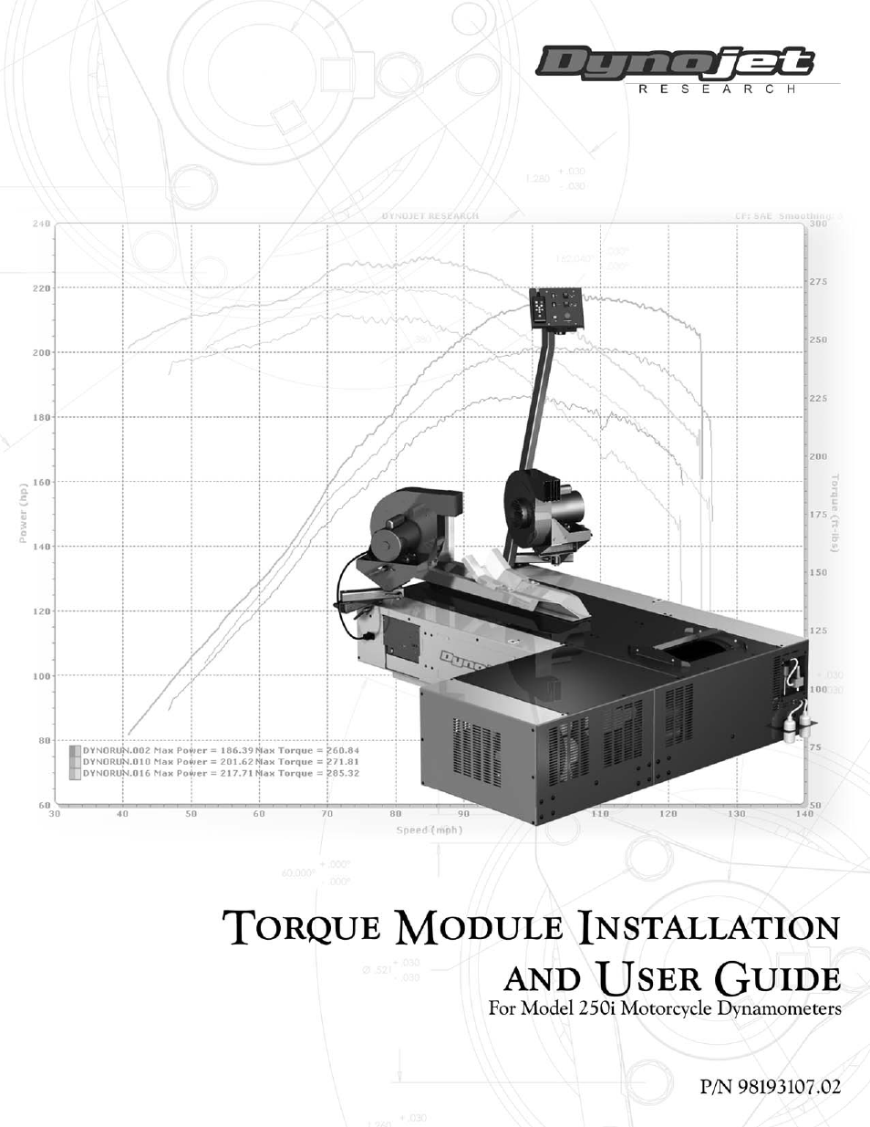 Dynojet 250i: Torque Module User Manual | 42 pages
