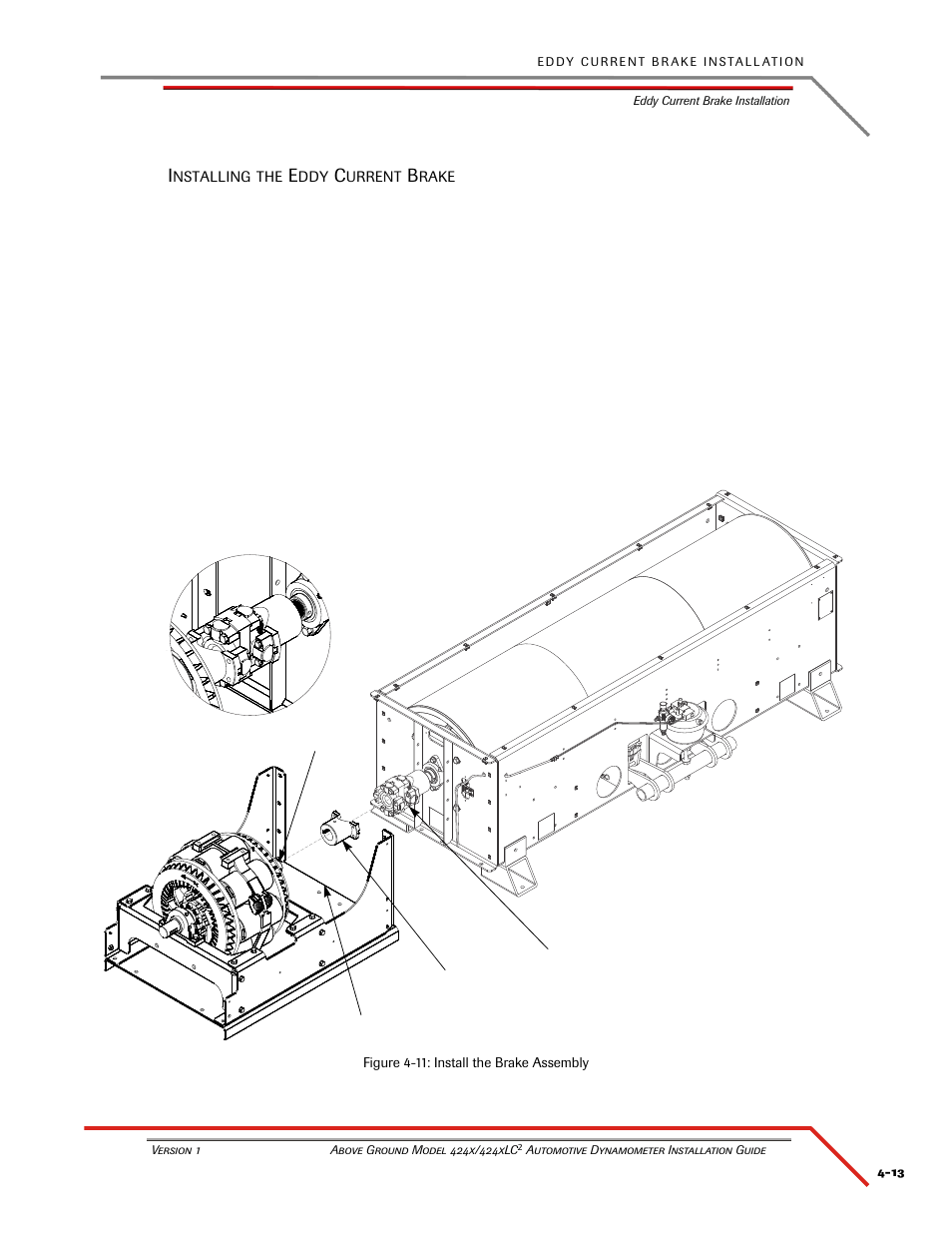 Installing the eddy current brake | Dynojet 424xLC2: Installation Guide User Manual | Page 109 / 190