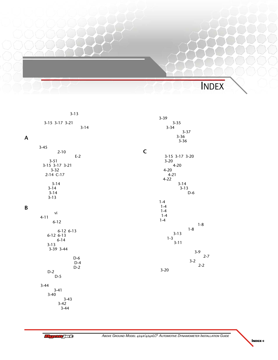 Index, Ndex | Dynojet 424xLC2: Installation Guide User Manual | Page 187 / 190
