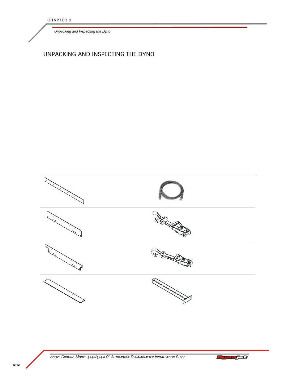 Unpacking and inspecting the dyno | Dynojet 424xLC2: Installation Guide User Manual | Page 28 / 190