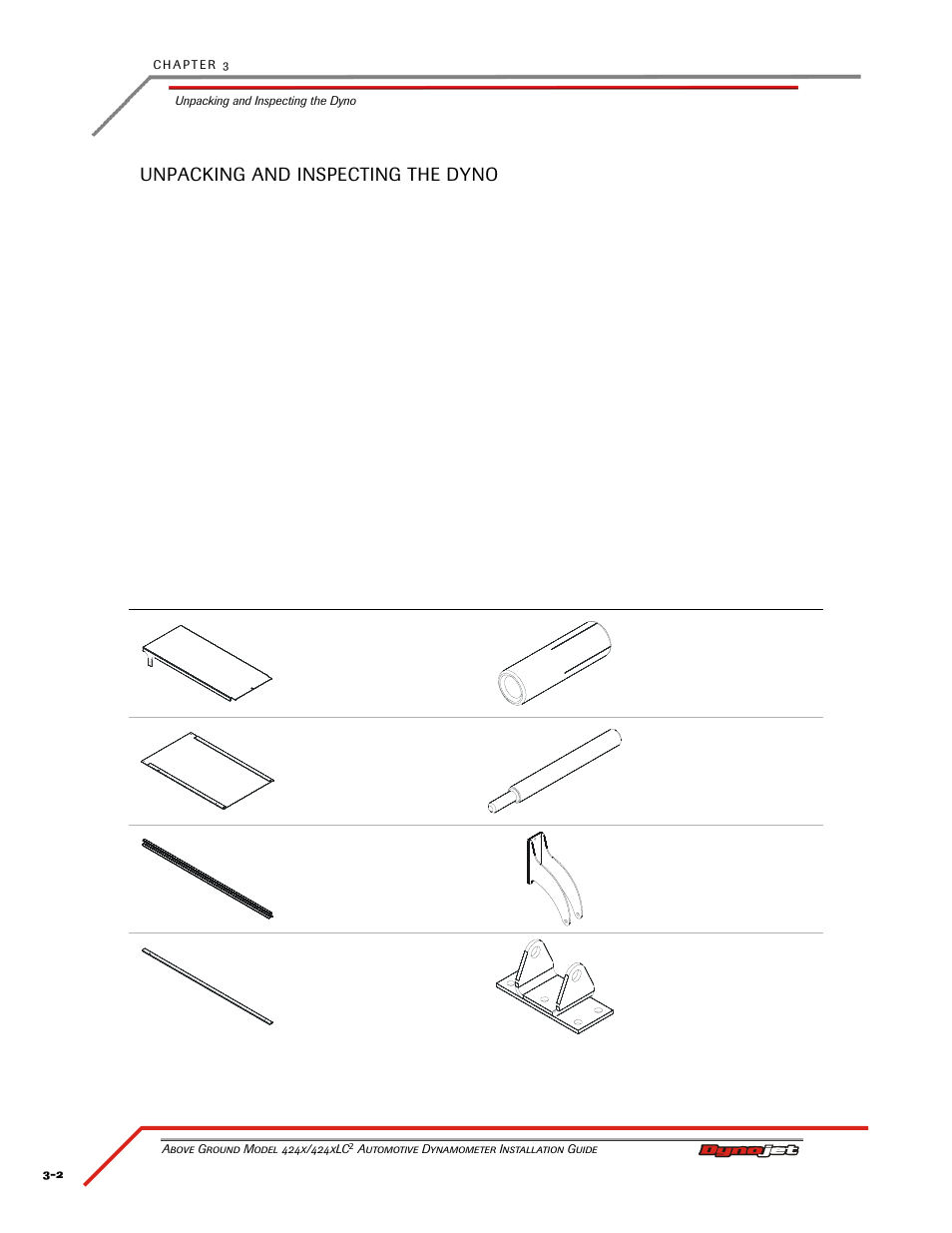 Unpacking and inspecting the dyno | Dynojet 424xLC2: Installation Guide User Manual | Page 44 / 190