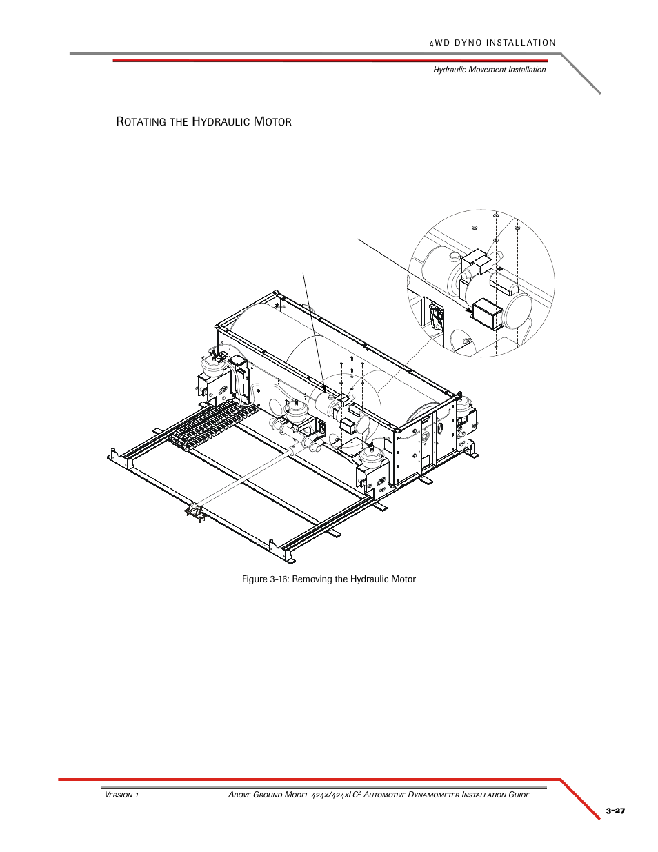 Rotating the hydraulic motor | Dynojet 424xLC2: Installation Guide User Manual | Page 69 / 190