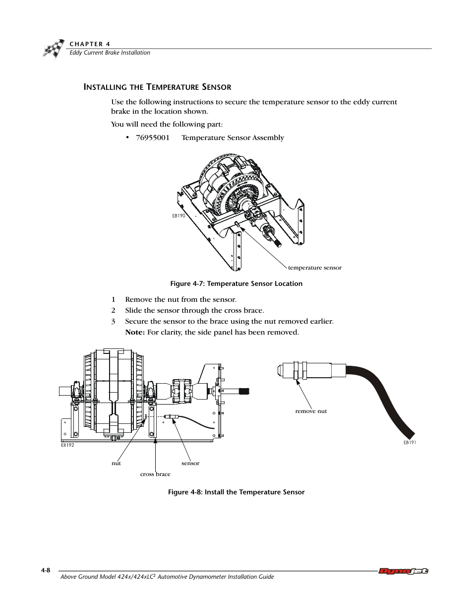 Installing the temperature sensor | Dynojet 424x: Installation Guide User Manual | Page 100 / 188
