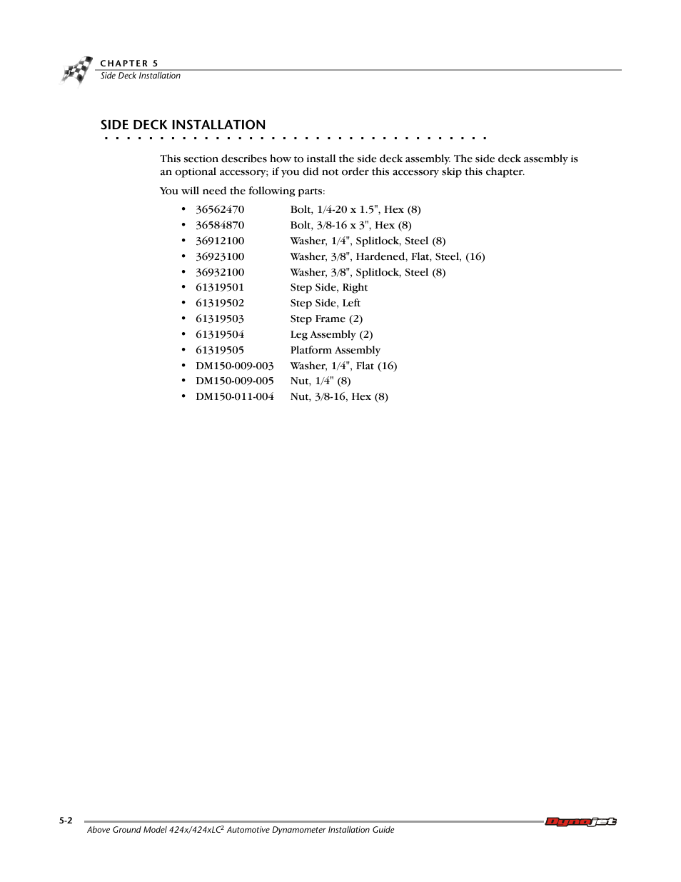 Side deck installation | Dynojet 424x: Installation Guide User Manual | Page 120 / 188
