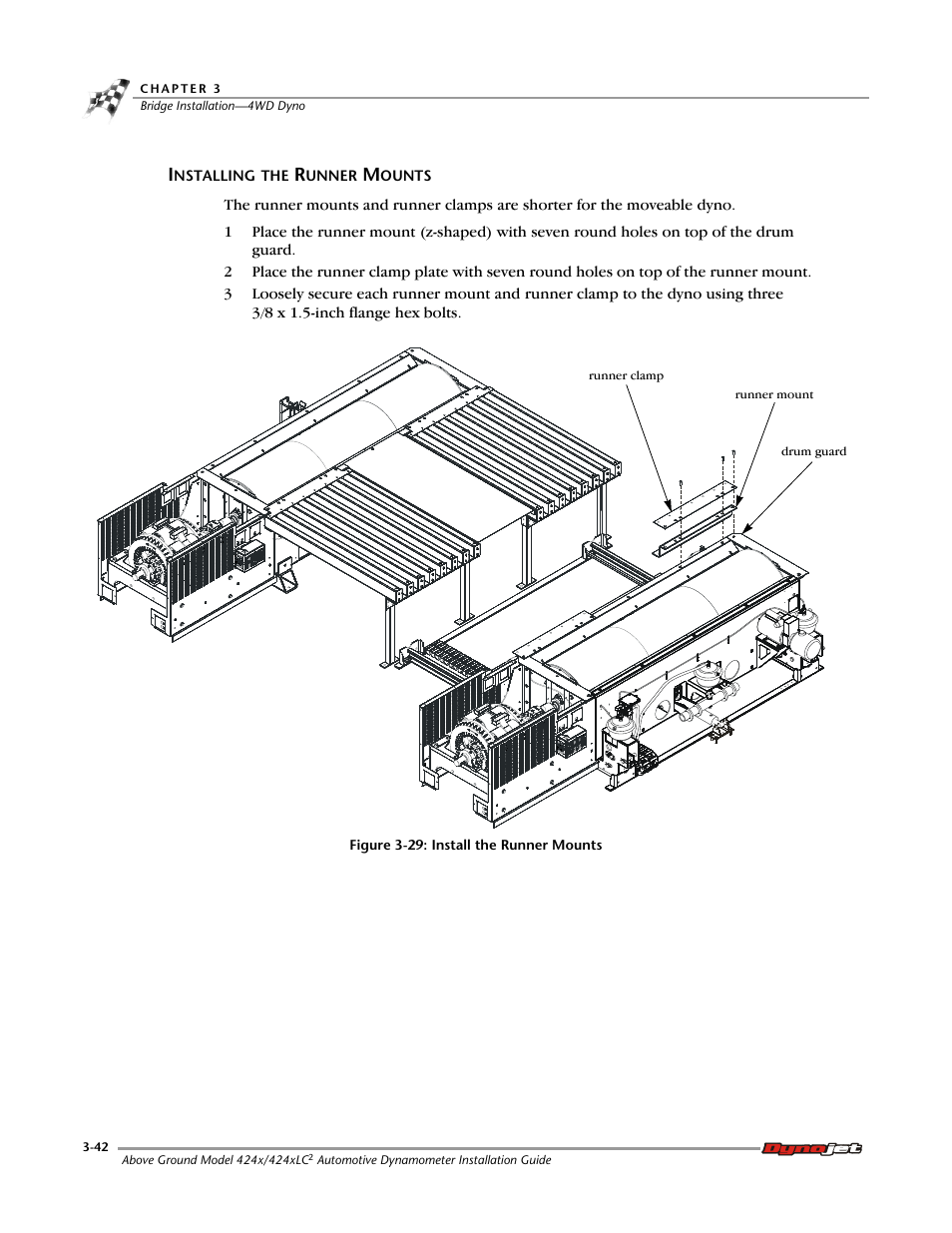 Installing the runner mounts | Dynojet 424x: Installation Guide User Manual | Page 80 / 188