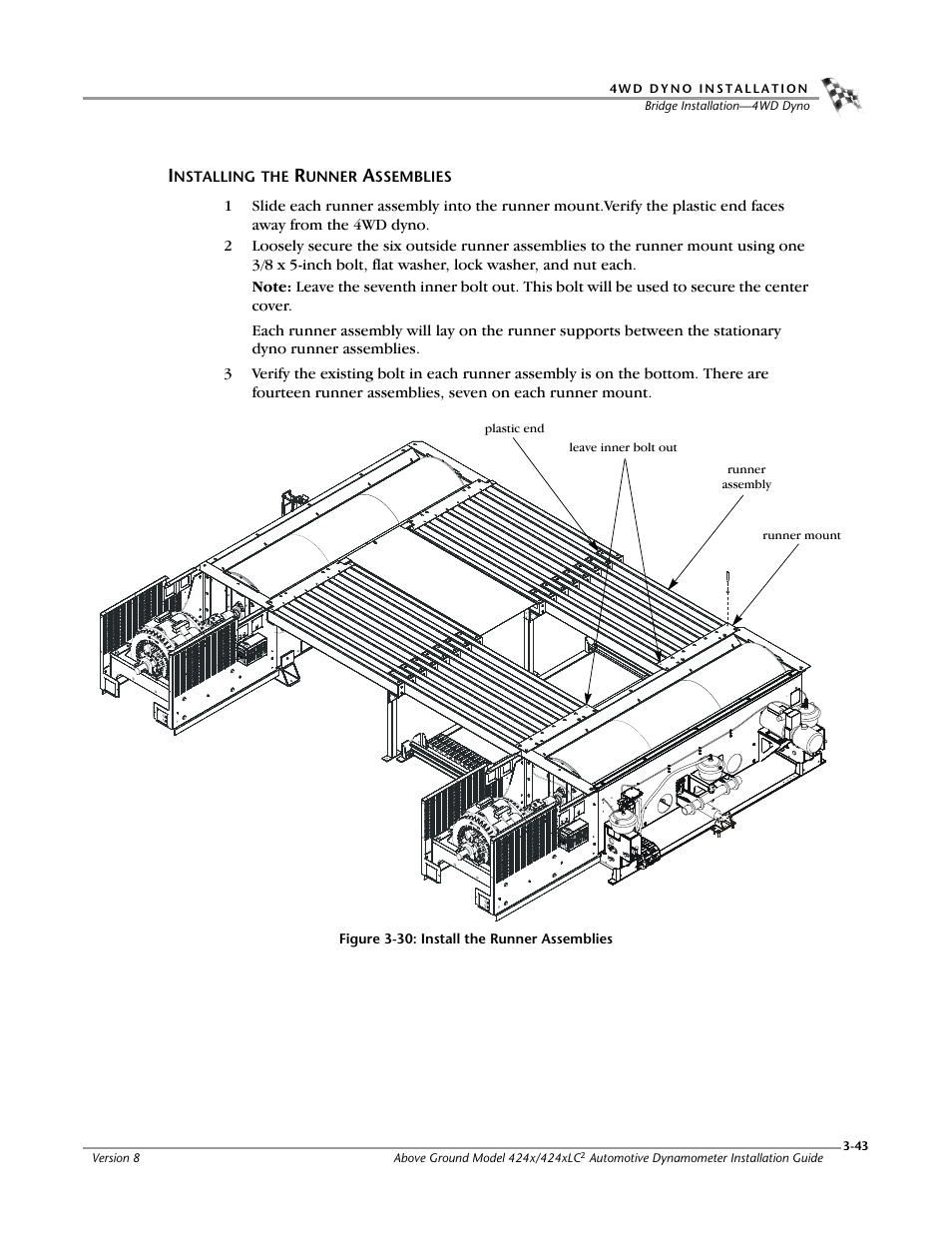 Installing the runner assemblies | Dynojet 424x: Installation Guide User Manual | Page 81 / 188