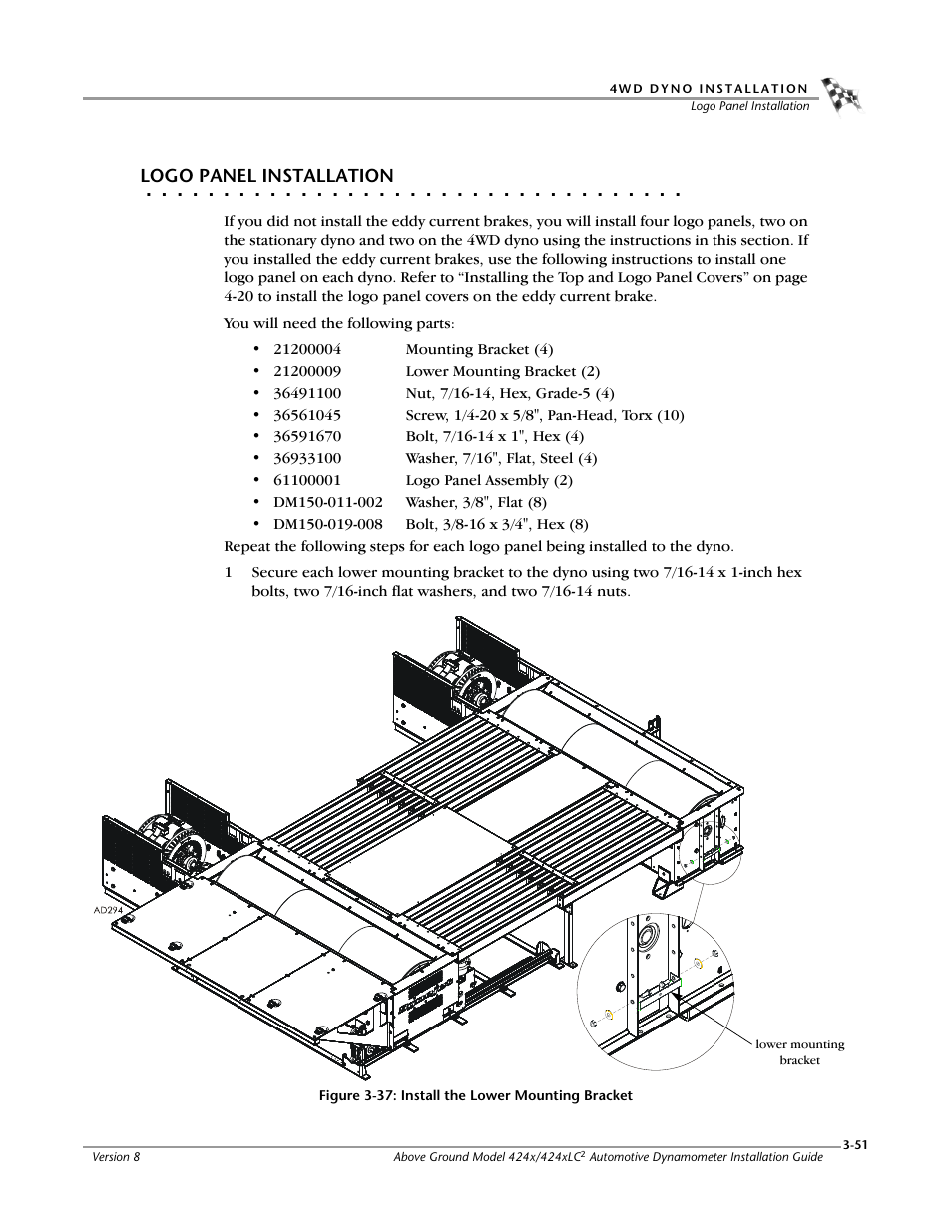 Logo panel installation | Dynojet 424x: Installation Guide User Manual | Page 89 / 188