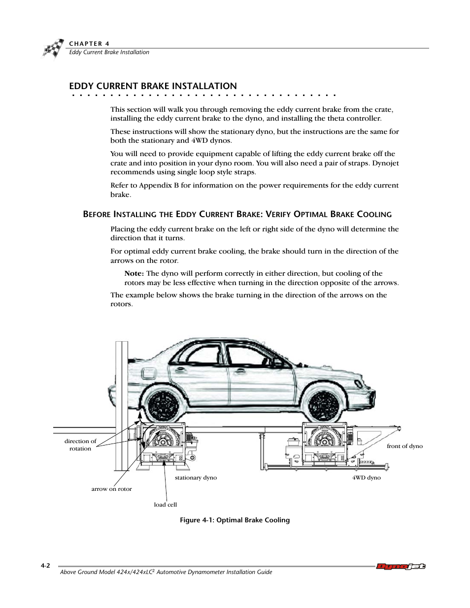 Eddy current brake installation | Dynojet 424x: Installation Guide User Manual | Page 94 / 188