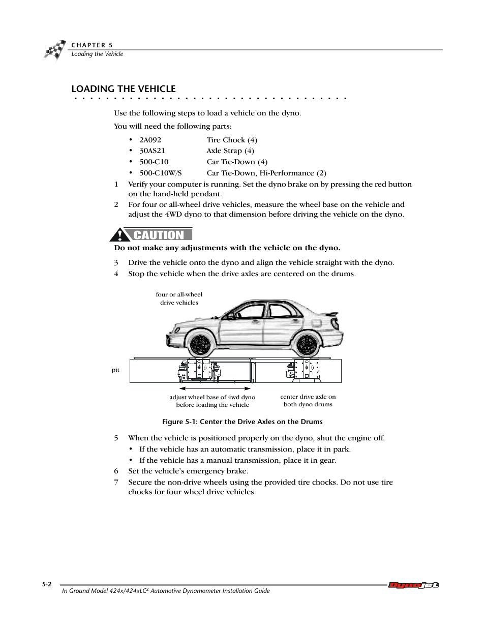 Loading the vehicle | Dynojet 424x: Installation Guide User Manual | Page 110 / 153