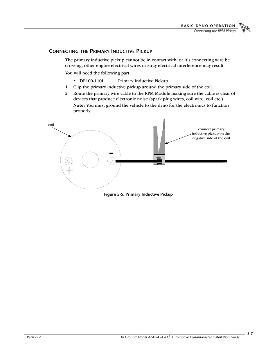 Connecting the primary inductive pickup | Dynojet 424x: Installation Guide User Manual | Page 115 / 153