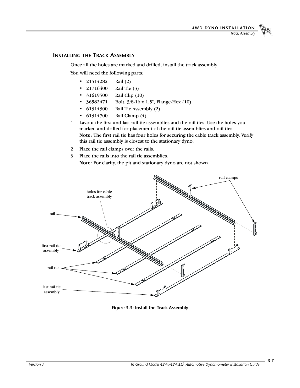 Installing the track assembly | Dynojet 424x: Installation Guide User Manual | Page 43 / 153