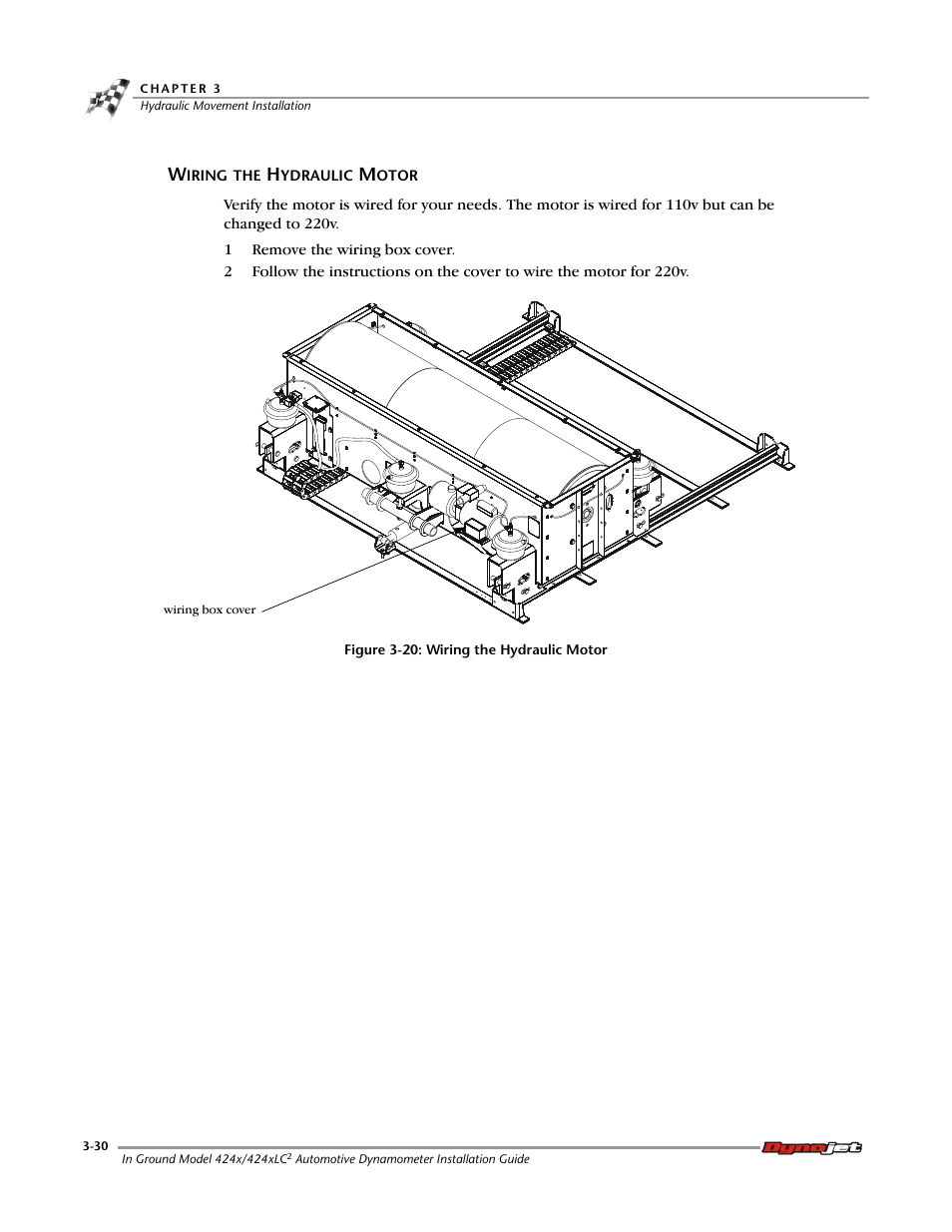 Wiring the hydraulic motor | Dynojet 424x: Installation Guide User Manual | Page 66 / 153