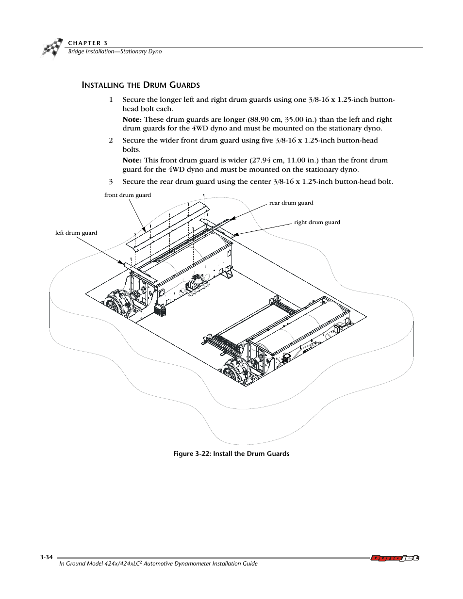 Installing the drum guards | Dynojet 424x: Installation Guide User Manual | Page 70 / 153