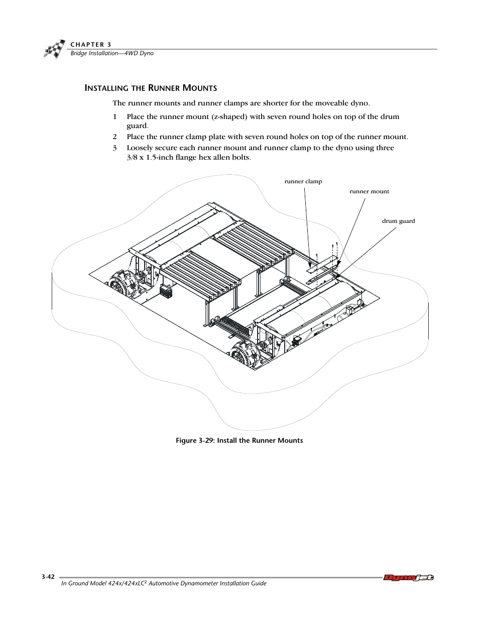 Installing the runner mounts | Dynojet 424x: Installation Guide User Manual | Page 78 / 153