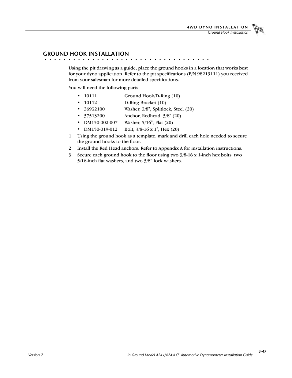 Ground hook installation | Dynojet 424x: Installation Guide User Manual | Page 83 / 153