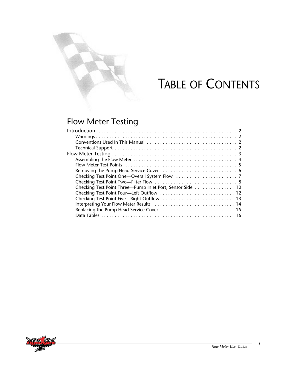 Dynojet Flow Meter User Manual | Page 3 / 22